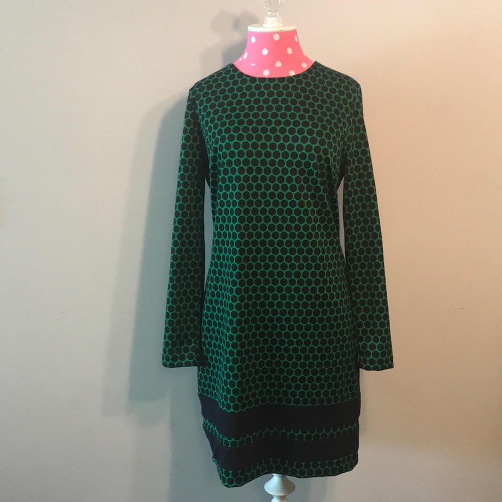 Michael Kors Navy & Green Dress